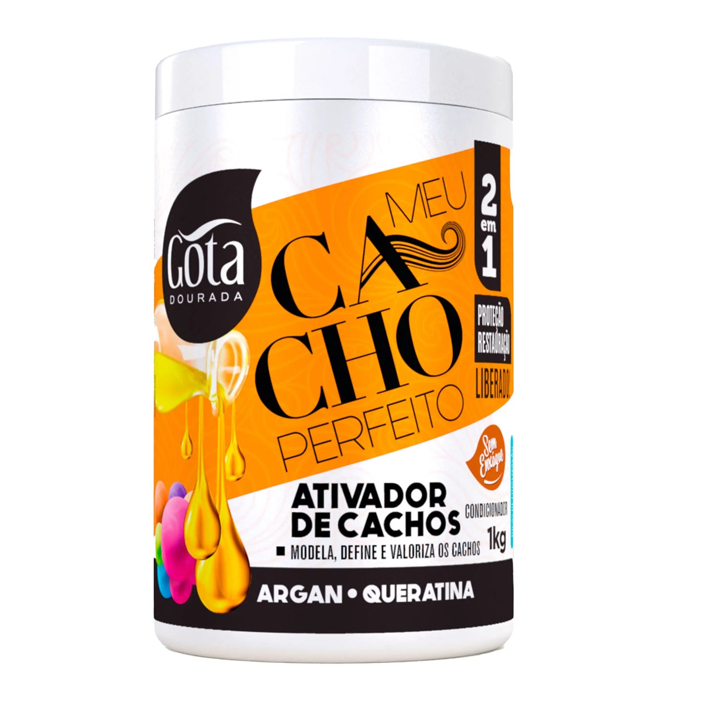 Crema de Peinar 2 en 1 Argan y Keratina 1kg