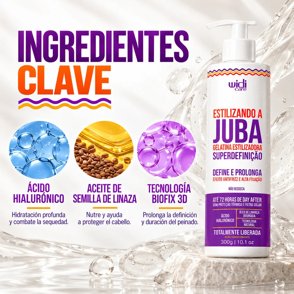 Gelatina Estilizadora Juba Super Definición