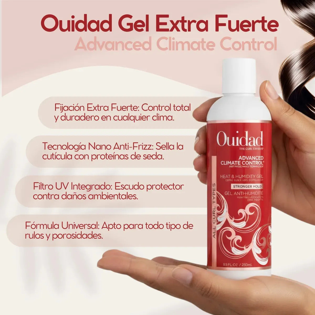 Gel Fijación Fuerte Advanced Climate Control 1L