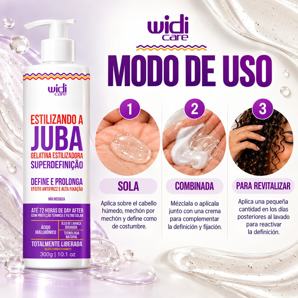 Gelatina Estilizadora Juba Super Definición